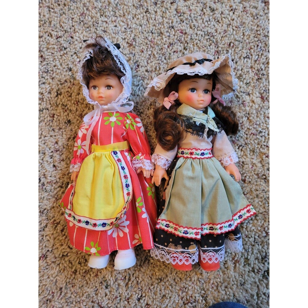 2 Vintage Plastic Dolls